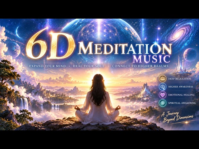 6D Meditation Music | Journey to Another Dimension Through Meditation | Higher Frequency