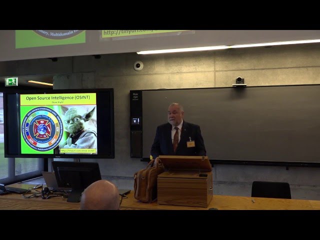 Presentation on Open Source Intelligence by Robert David Steele