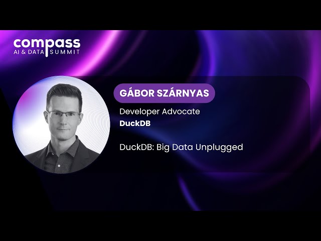 Gábor Szárnyas | Data Track | Compass AI & Data Summit 2025