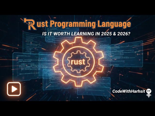 Rust Programming Language ( Will it replace C/ C++ and is it worth the Hype ? ) 🦀🚀