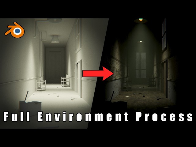Creating a Creepy Hallway Scene - Blender Tutorial
