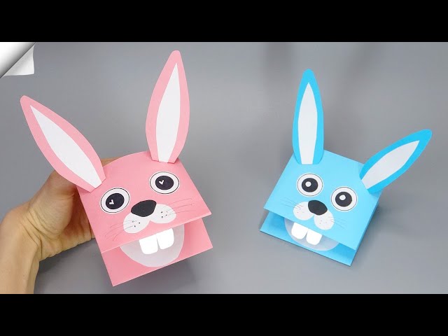 How to Make a Paper rabbit Puppet | Paper RABBIT | Paper Crafts easy