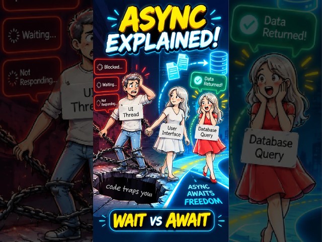 The truth about C# async/await 🔍 #csharp #coding #dotnet
