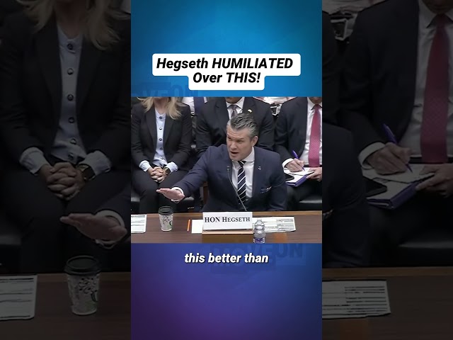 Hegseth HUMILIATED Over THIS!