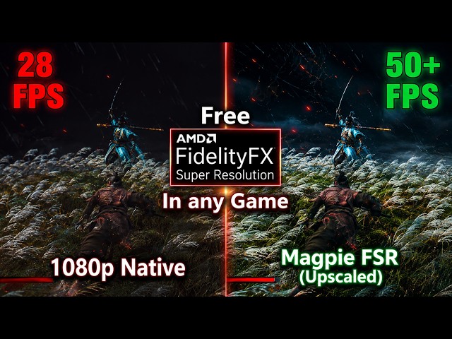 Magpie FSR: Apply AMD FSR to games that don't have it