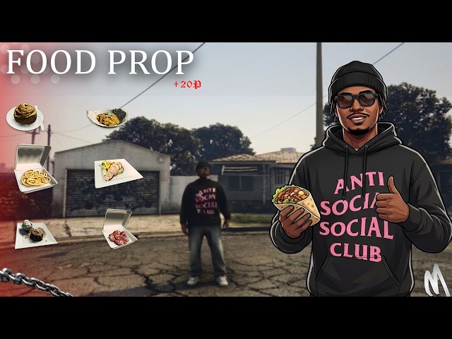 FiveM Script | Advanced Food Prop +20 System