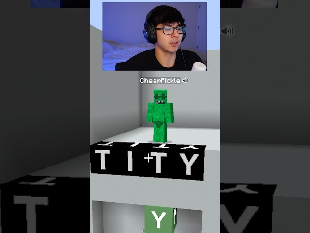 i made this one INSANE...🤣😂Minecraft Wordle VS GF cheappickle #minecraft #shorts #minecraftshorts