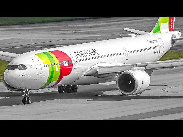60 MINS of Plane Watching at Sao Paulo Guarulhos Airport 🇧🇷