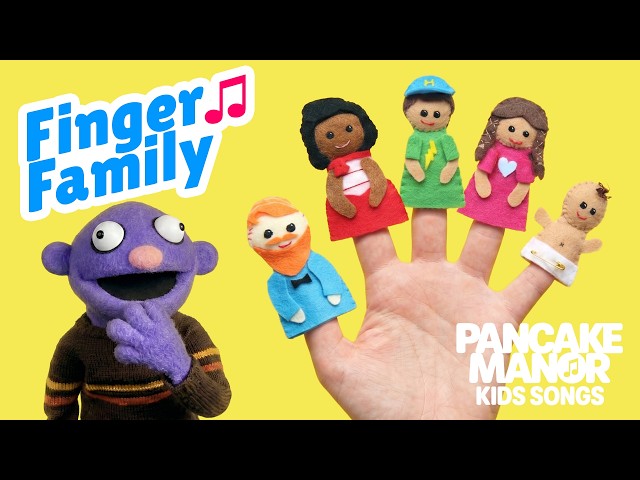 👋 Finger Family Song | Nursery Rhyme for Kids | Sing Along Song
