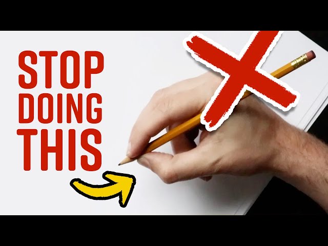 How Pros Hold A Pencil