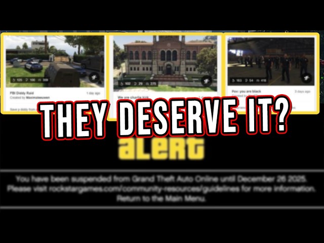 PLAYERS BANNED for making MISSIONS?