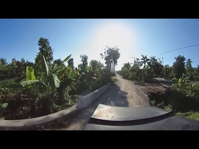 360' video Riding through Numero Deux Haiti
