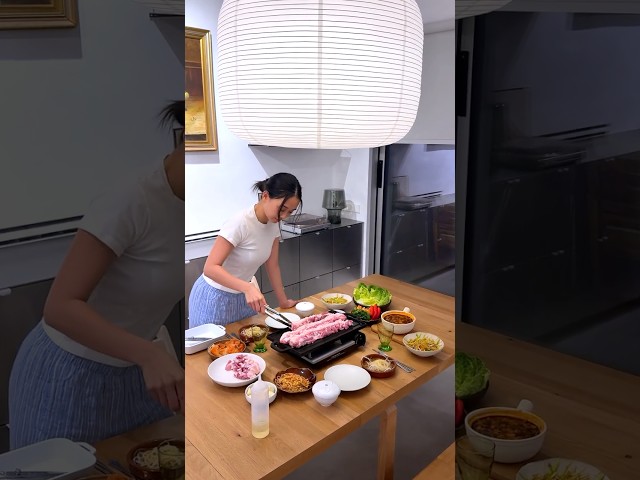 we got kbbq at home