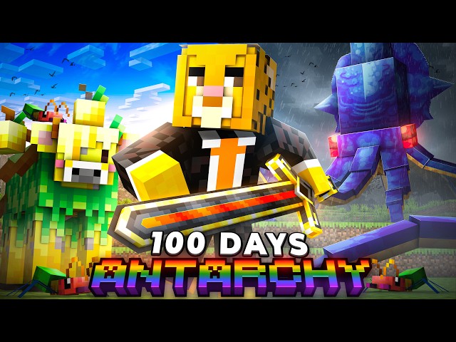 I Spent 100 Days in ANTARCHY (Orespawn 2)