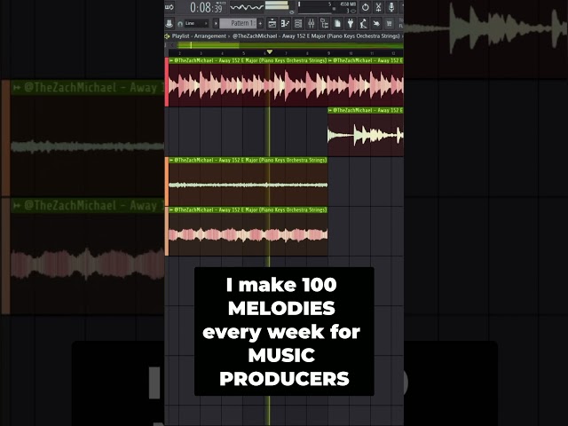 I make 100 Melodies for Music Producers EVERY WEEK