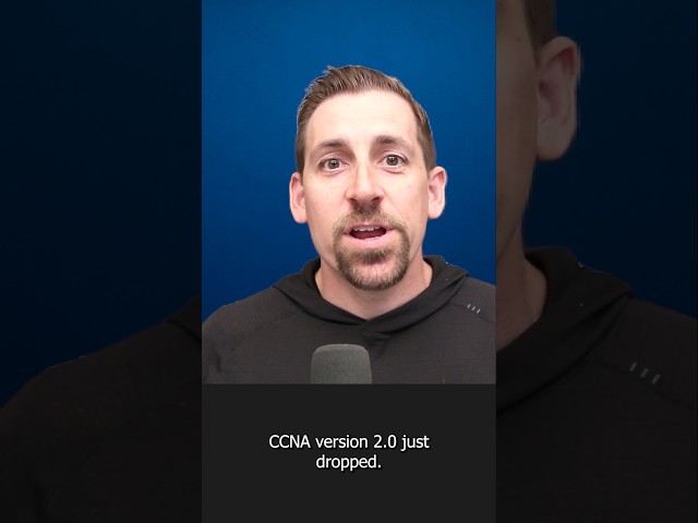 CCNA v2.0 just changed the game — here's the 3 things that actually matter👆#CCNA #Cisco