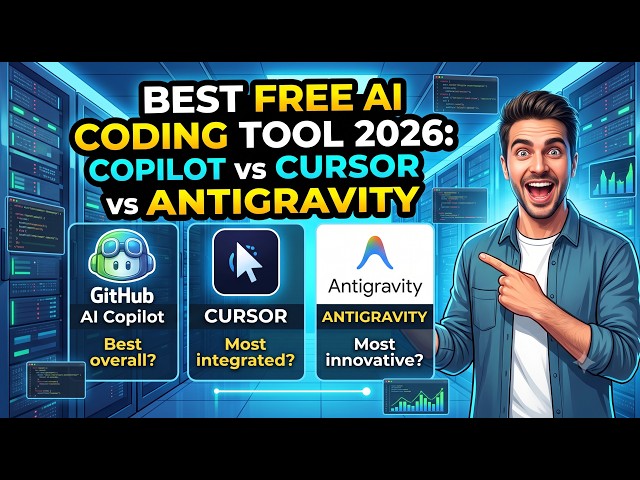 Best Free AI Coding Tool 2026: Copilot vs Cursor vs Antigravity