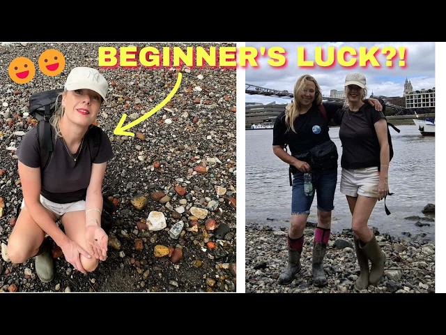 She Tried Mudlarking for the First Time - Look What She Found!  with @miss_detectorist