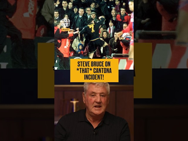 When Steve Bruce told us about Cantona's kung fu kick! 🥋