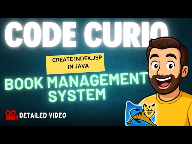 Home Page in JSP | Book Management System | Java Project using JSP, Servlet, JDBC