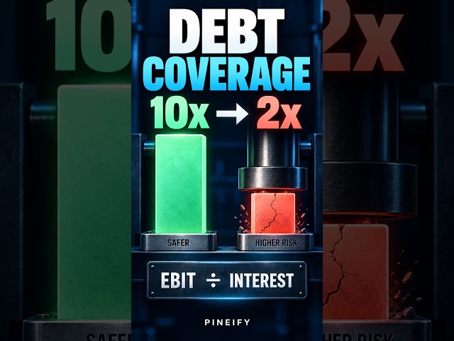 See How Interest Expense Changes Debt Coverage | Pineify #Shorts #tradingview #aitrading #stock