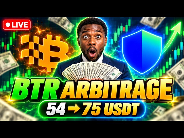 I Turned 54 USDT Into 75 USDT | My BTR Crypto Arbitrage Test (2026)