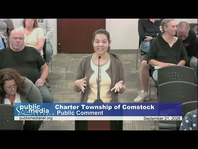 Comstock Township - Township Board - September 21, 2026 Meeting