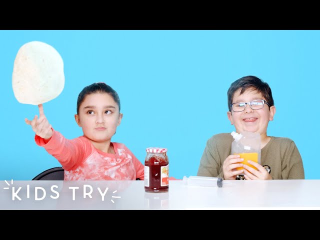 Kids Try Astronaut Food | Kids Try | HiHo Kids