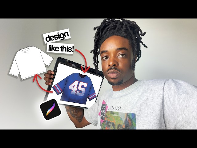 How I Design Clothes In Procreate 2026