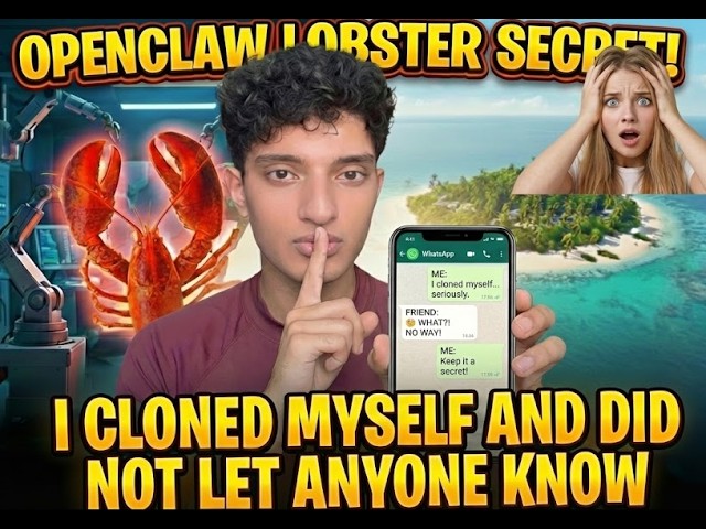 I cloned myself using Openclaw and did not let anyone know  ( Part 1)