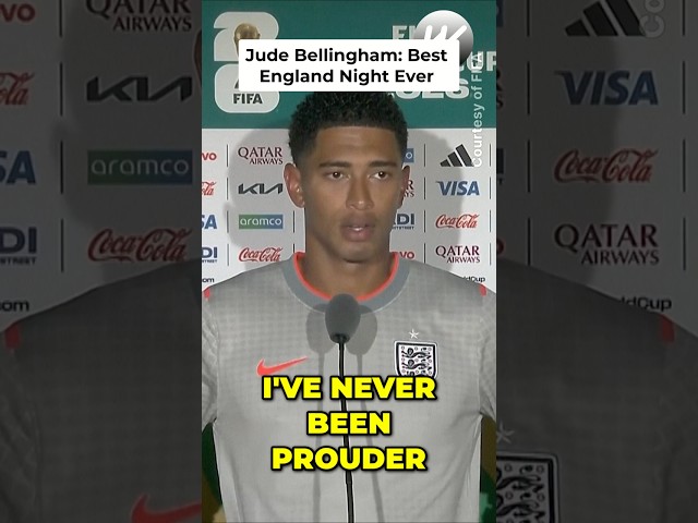 Bellingham's BIGGEST England Night! Feels Like The Nation Is Behind Us! #shorts