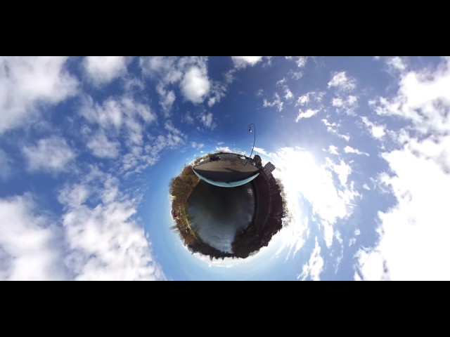 Pont de Champigny. Little Planet with Z Cam S1