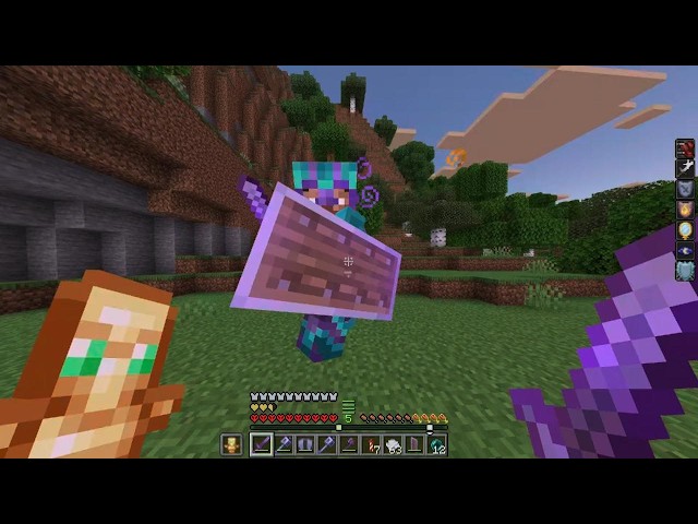 Minecraft PVP 1v1 mace and spear java/bedrock