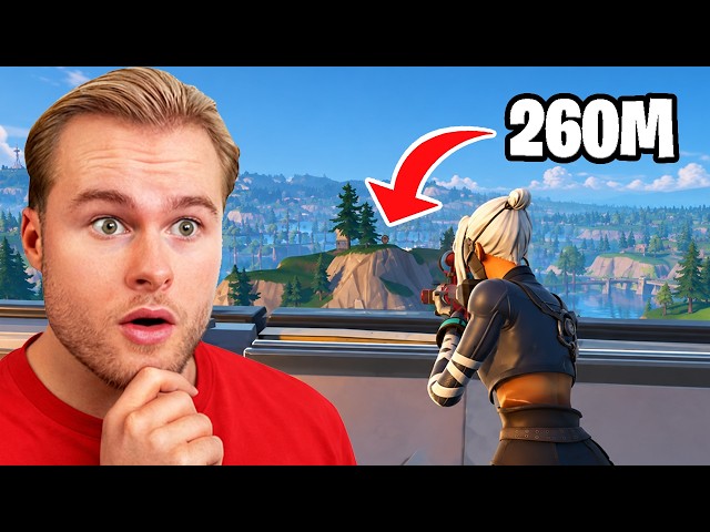 INSANE 260 METER SNIPE IN FORTNITE!
