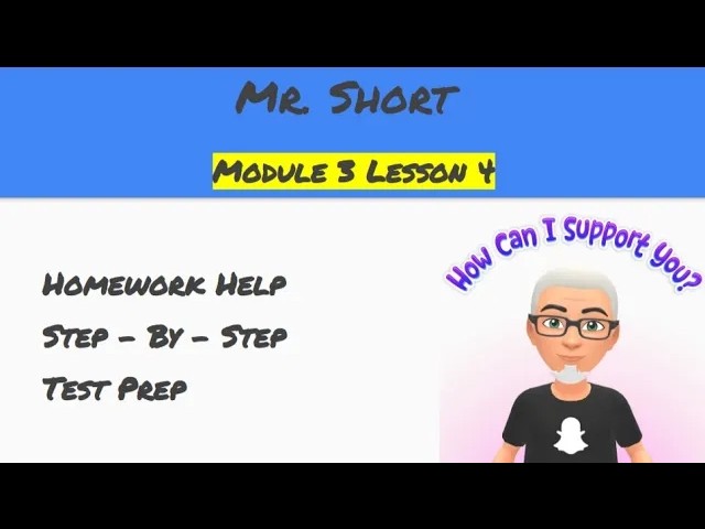 Module 3 Lesson 4 — Eureka Math Homework Help 4th Grade