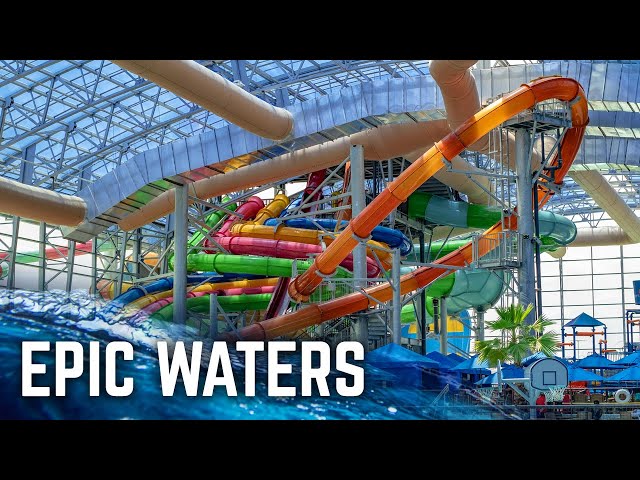 Largest Indoor Water Park in Texas: Epic Waters (Water Slides POV)