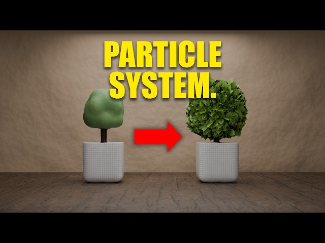 From Boring Blob to Realistic Tree — Blender Particle System Trick