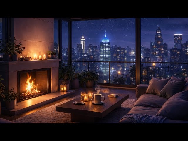 Silent Snow Over the City ❄️ | Cozy Winter Lofi for Focus & Relaxation