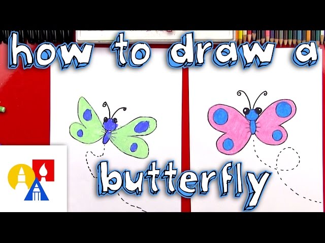How To Draw A Cartoon Butterfly + SYA!
