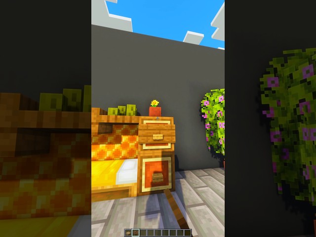 Minecraft Unique Bed Design