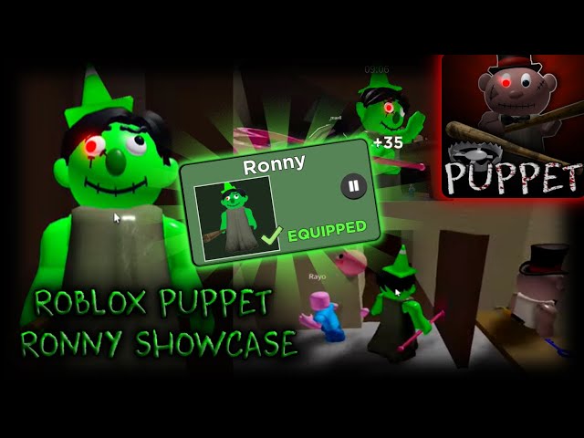 Roblox Puppet ~ RONNY (BERTY) SHOWCASE!