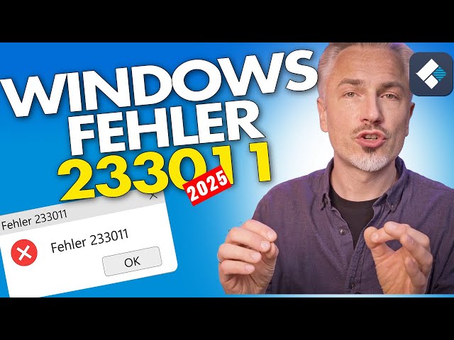✅ Windows Fehler Code 233011 beheben (2025) | Repairit