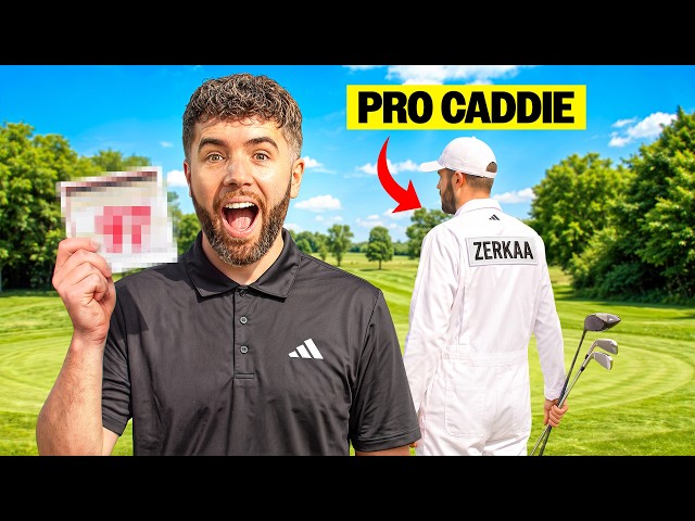 CAN ZERKAA BREAK 100 WITH A PRO CADDIE?!