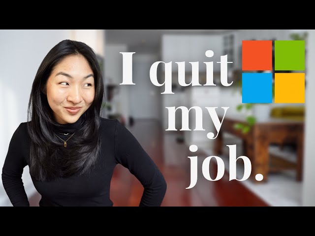 I QUIT My 6-Figure Tech Job (Without Anything Lined Up Next)