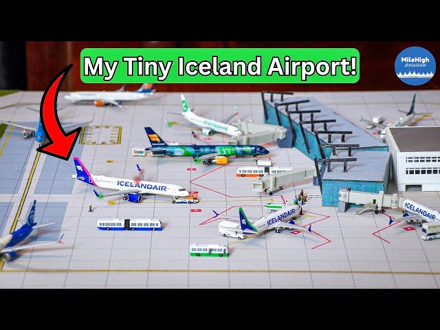 Miniature Replica | Gemini Jets Keflavik Model Airport w/ Aviation18!