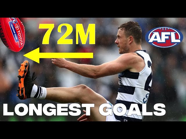 EACH AFL TEAM'S LONGEST GOAL IN 2021