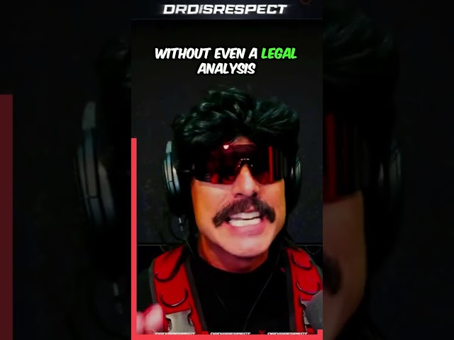 DR Disrespect responds