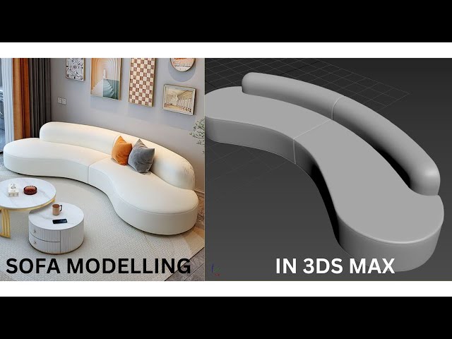 Sofa Modelling In 3ds Max | AutoDesk 3ds Max | Esthetic Space Decor