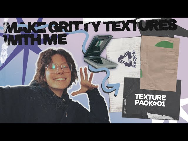 scanning and creating grunge textures for photoshop