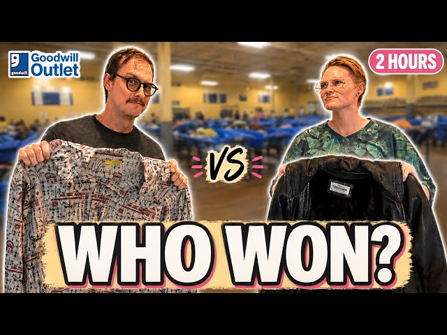 We Had 2 Hours To Find The Most Valuable Clothes at The Goodwill Bins